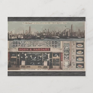 Automat Horn & Hardart Time Square New York, Vinta Briefkaart