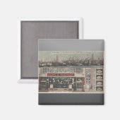 Automat Horn & Hardart Time Square New York, Vinta Magneet (Voorkant / Achterkant)