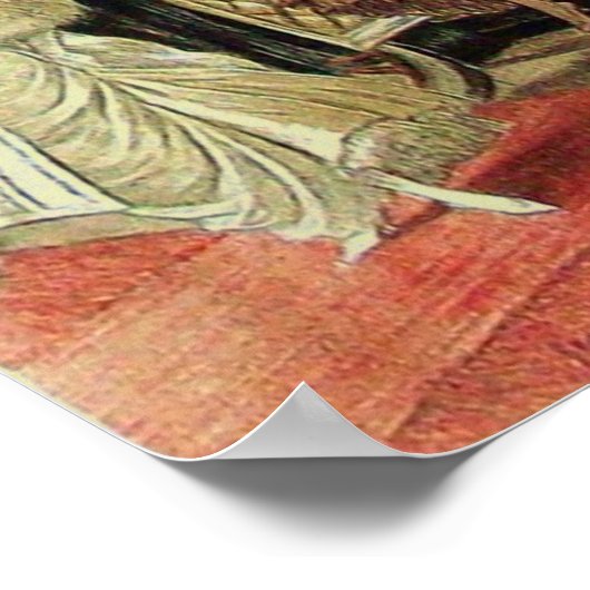 AUTOMATISCH AUTOMATISCH ROOD/CLASSIC POSTER (Hoek)