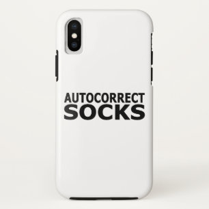 Automatisch Corrigerende Sokken iPhone X Hoesje