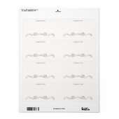 Automatisch gegraveerd door Auteur-bladwijzer Etiket (Full Sheet)