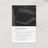 Automatisch hoofdschilderen | Modern Visitekaartje (Achterkant)