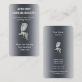 Automatisch hoofdschilderen | Modern Visitekaartje (Voorkant / Achterkant)