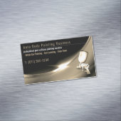 Automatisch hoofdschilderen | Moderne beroepsbeoef Magnetisch Visitekaartje (Voorbeeld)