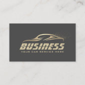 Automatisch informeren van auto's met wasgoud en g visitekaartje (Voorkant)