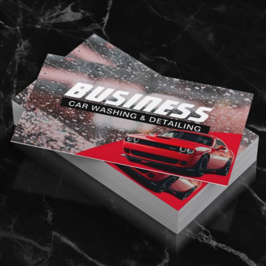 Automatisch informeren van professionele wasmachin visitekaartje