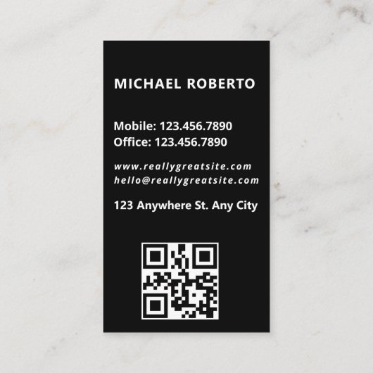 Automatisch informeren van professionele wasmachin visitekaartje (Achterkant)