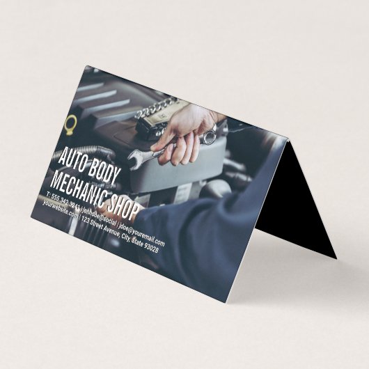 Automatisch lichaam kopen | Mechanisch werk Visitekaartjes (Voorkant)