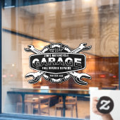 Automatisch motorfietsproces aanpassen raamsticker (Cafe Raam)