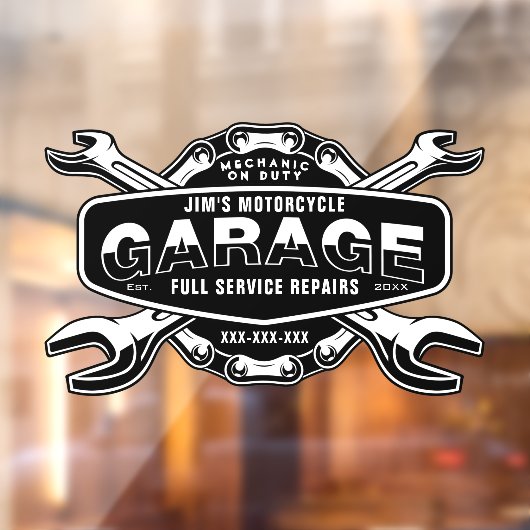 Automatisch motorfietsproces aanpassen raamsticker (Vel 2)