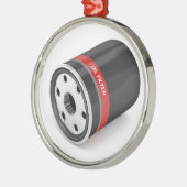 Automatisch oliefilter metalen ornament (Links)