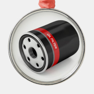 Automatisch oliefilter metalen ornament