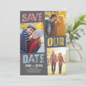 Automatisch opslaan van de datumkaart save the date (Staand voorkant)