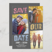 Automatisch opslaan van de datumkaart save the date (Voorkant / Achterkant)