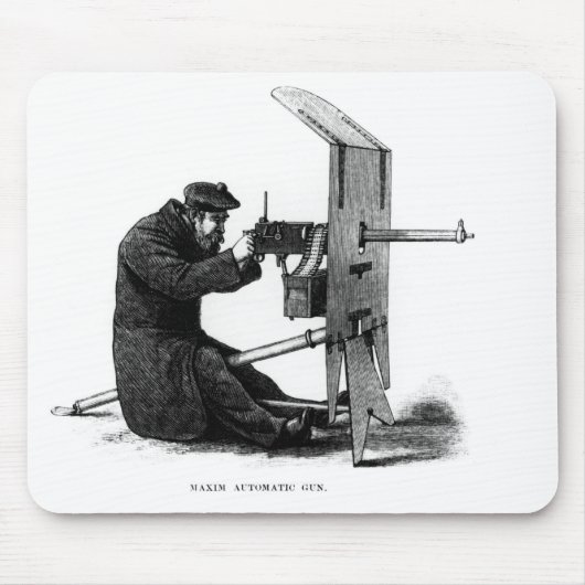 Automatisch Pistool Maxim Muismat (Voorkant)