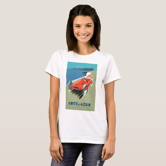automatisch racen t-shirt (Voorkant volledig)