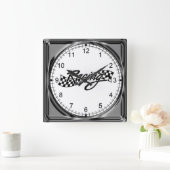 Automatisch racen vierkante klok (Huis)