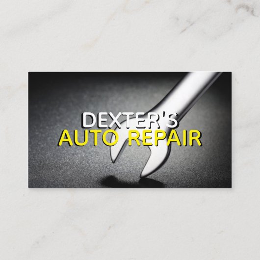 Automatisch repareren van sjabloon voor visitekaar visitekaartje (Achterkant)