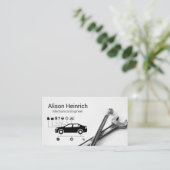 Automatisch servicesdiagram | Wrenches | Mechanisc Visitekaartje (Staand voorkant)