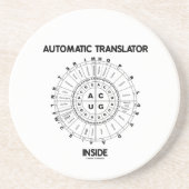 Automatisch vertaler in (RNA Codon Wheel) Zandsteen Onderzetter (Voorkant)