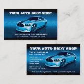 automatische carrosseriegegevens visitekaartje (Voorkant / Achterkant)