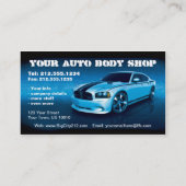 automatische carrosseriegegevens visitekaartje (Achterkant)