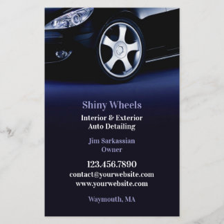 Automatische details flyer