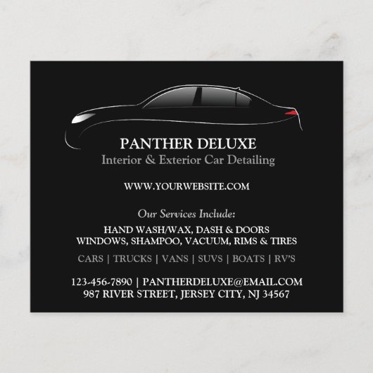 Automatische details flyer (Voorkant)