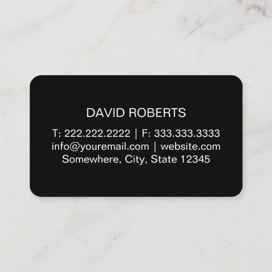 Automatische informatie over watervallen Professio Visitekaartje (Achterkant)