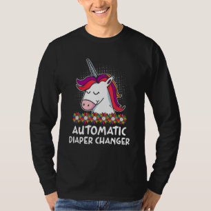 Automatische Luiers Verwisselaar Moeder Memes Moed T-shirt
