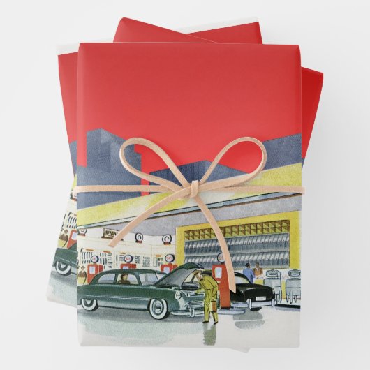 automatische mechanica Complete autoservice Garag Inpakpapier Vel (In situ)