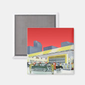 automatische mechanica Complete autoservice Garag Magneet (Voorkant / Achterkant)