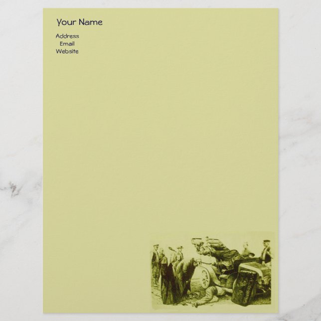 AUTOMATISCHE REPARATIE - AUTOMOTIEF CUSTOM BRIEFHOOFD (Voorkant)