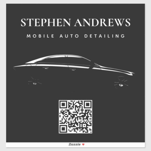 Automatische reparatie van Logo QR-code voor autom Sticker (Vel)