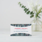 Automatische veilinglogans visitekaartje (Staand voorkant)