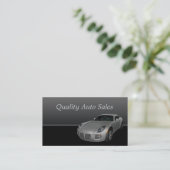 Automatische verkoop en service visitekaartje (Staand voorkant)