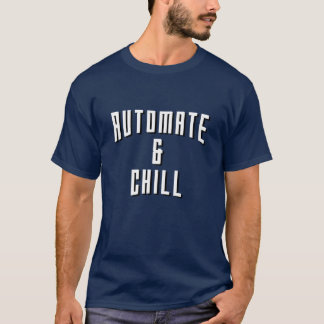 Automatiseer en chill ai software engineer t-shirt