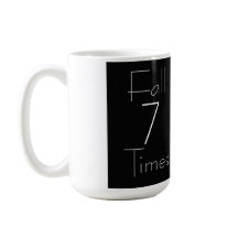 Automne 7 fois Levez-vous 8 Mug Motivationnel