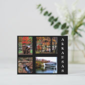 Automne à Bentonville Arkansas Photographie Carte (Debout devant)