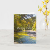 Automne À Busiek Painterly Penser De Vous Carte (Fleur jaune)