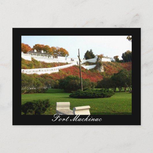 Automne à Fort Mackinac Carte postale (Devant)