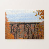 Automne À Kinzua Bridge Famille Fun Time Puzzle (Horizontal)