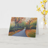 Automne à la carte de voeux de Woodlawn (Fleur jaune)