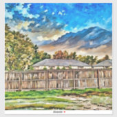 Automne à venir Autocollant Vinyl Coupé Personnali (Feuille)