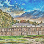 Automne à venir Autocollant Vinyl Coupé Personnali (Devant)