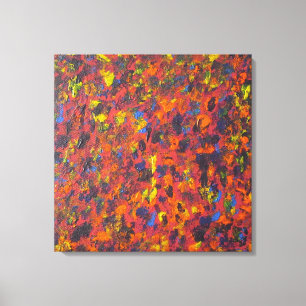 Automne Abstrait Acrylique moderne toile d'art