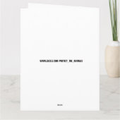 AUTOMNE ANNIVERSAIRE PORTE DE LA CARTE DE RECONNAI (Dos)