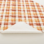 Automne Aquarelle d'automne Orange Plaid Motif (3/4)