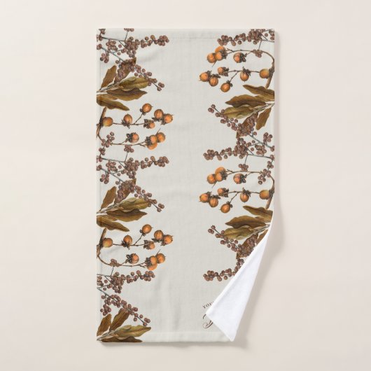 Automne Aquarelle de l'automne Feuillage Feuille T (Serviette à main)