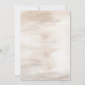 Automne Aquarelle Mariage Bohème Save the Date (Dos)